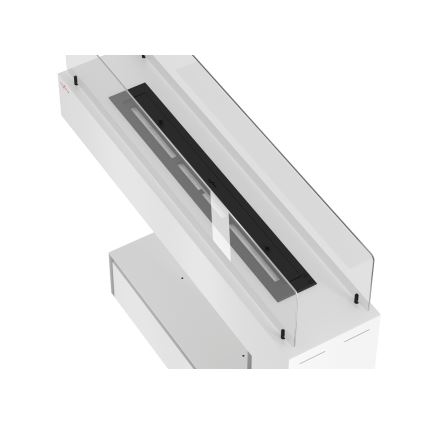 InFire - BIO fireplace 110x85,5 cm 3kW white