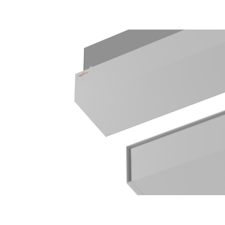 InFire - BIO fireplace 110x85,5 cm 3kW white