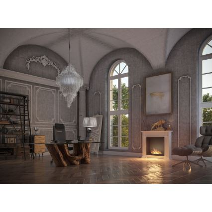 InFire - BIO fireplace 115x100 cm 3kW white