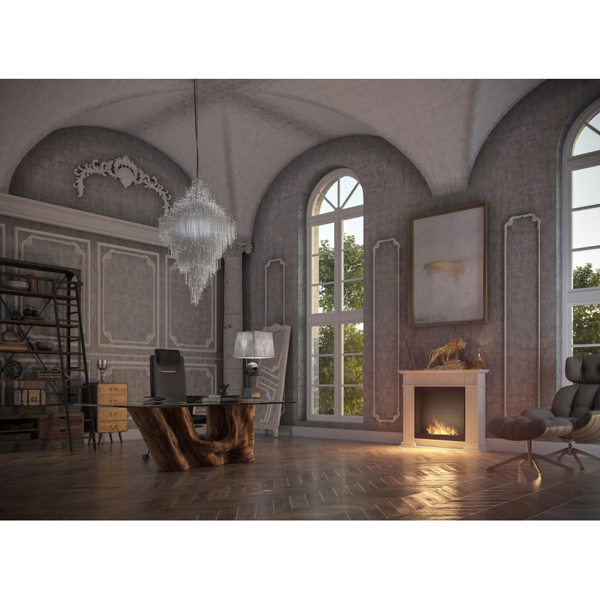 InFire - BIO fireplace 115x100 cm 3kW white