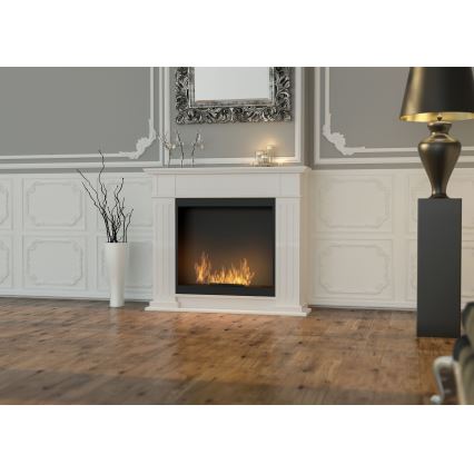 InFire - BIO fireplace 115x100 cm 3kW white