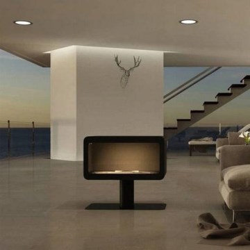 InFire - BIO fireplace 82,5x74,3 cm 3kW black