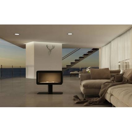 InFire - BIO fireplace 82,5x74,3 cm 3kW black