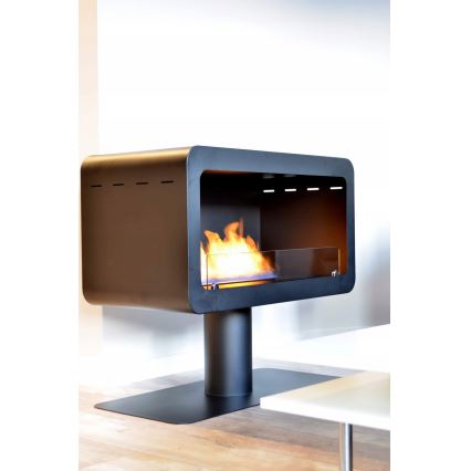 InFire - BIO fireplace 82,5x74,3 cm 3kW black