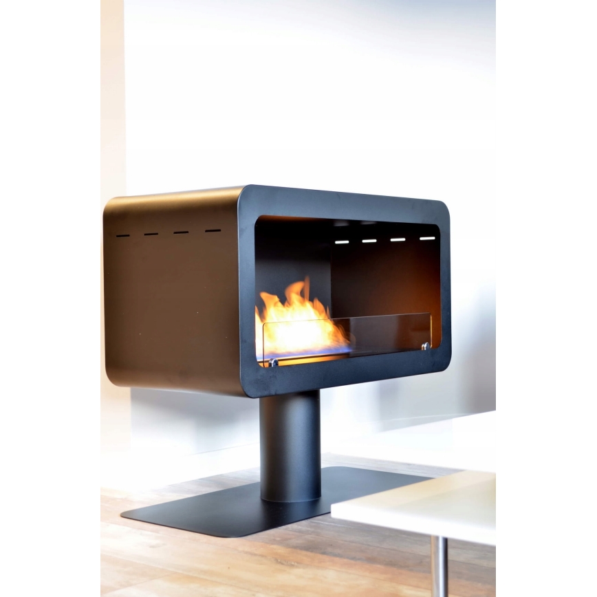 InFire - BIO fireplace 82,5x74,3 cm 3kW black