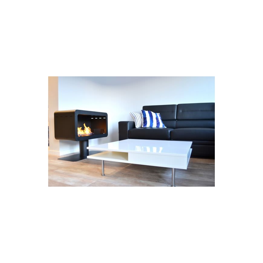 InFire - BIO fireplace 82,5x74,3 cm 3kW black