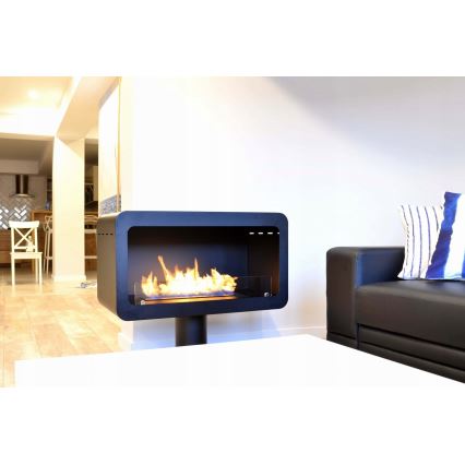 InFire - BIO fireplace 82,5x74,3 cm 3kW black