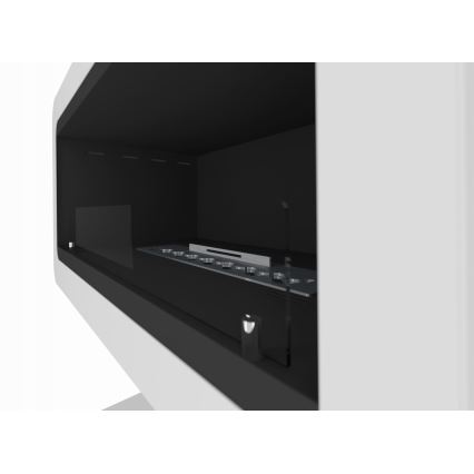 InFire - BIO fireplace 82,5x78 cm 3kW white