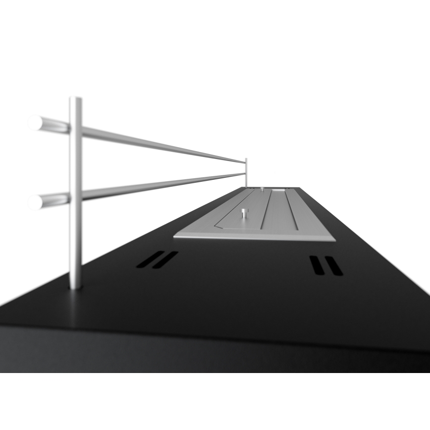 InFire - BIO fireplace 8x120 cm 3kW black