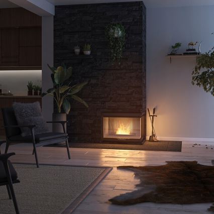 InFire - BIO fireplace 8x50 cm 3kW black