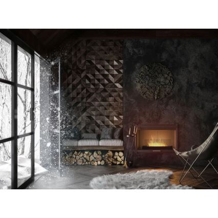 InFire - BIO fireplace 8x60 cm 3kW black
