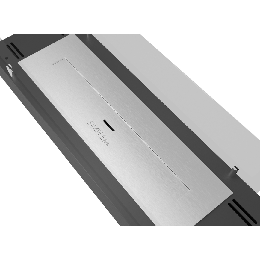 InFire - BIO fireplace 8x60 cm 3kW black