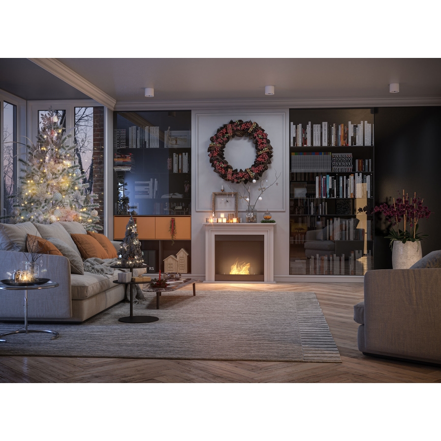 InFire - BIO fireplace 90x112,5 cm 3kW white