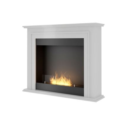 InFire - BIO fireplace 90x112,5 cm 3kW white