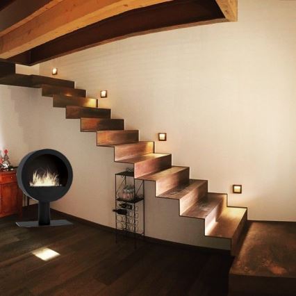 InFire - BIO fireplace d. 70 cm 3kW black