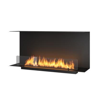 InFire - Built-in BIO fireplace 100x45 cm 3kW black