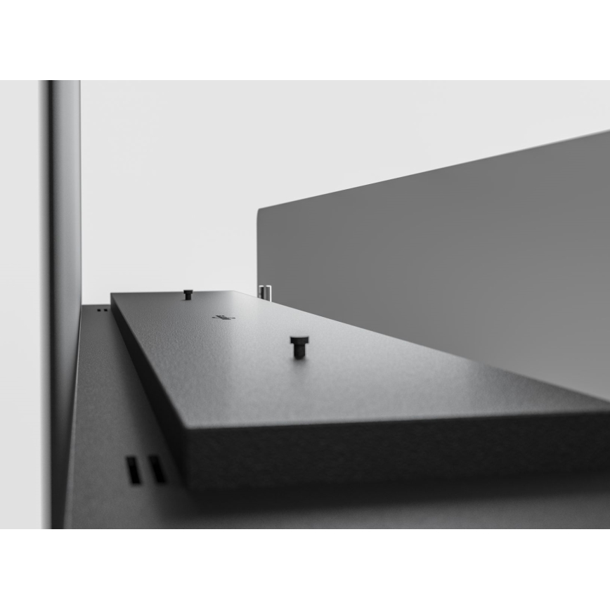 InFire - Built-in BIO fireplace 120x45 cm 3kW black
