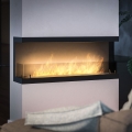 InFire - Built-in BIO fireplace 120x50 cm 5kW black