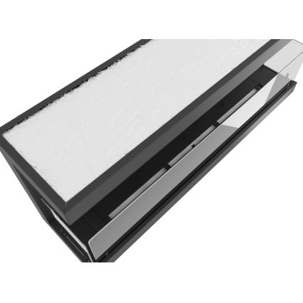 InFire - Built-in BIO fireplace 120x50 cm 5kW black
