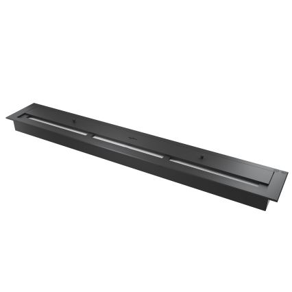 InFire - Built-in BIO fireplace 150x50 cm 4,2kW black