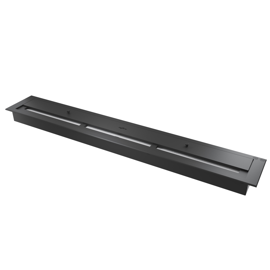 InFire - Built-in BIO fireplace 150x50 cm 4,2kW black
