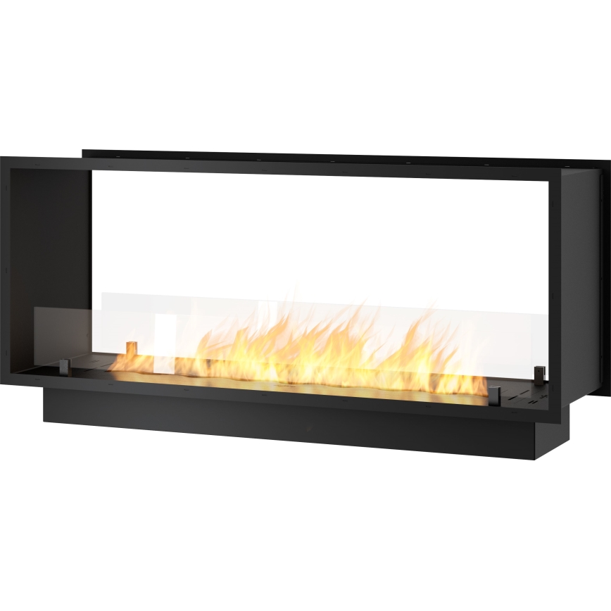 InFire - Built-in BIO fireplace 48,5x123,5 cm 6kW black
