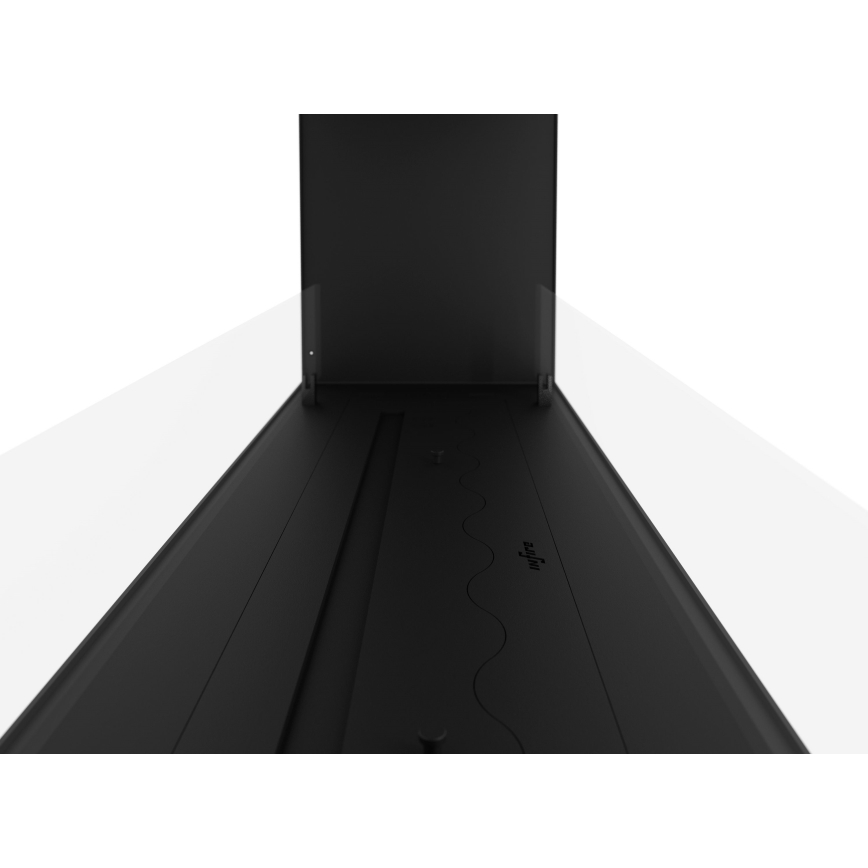InFire - Built-in BIO fireplace 48,5x123,5 cm 6kW black