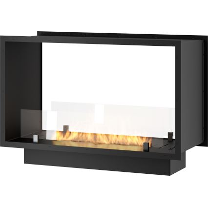 InFire - Built-in BIO fireplace 48,5x83,5 cm 3,5kW black