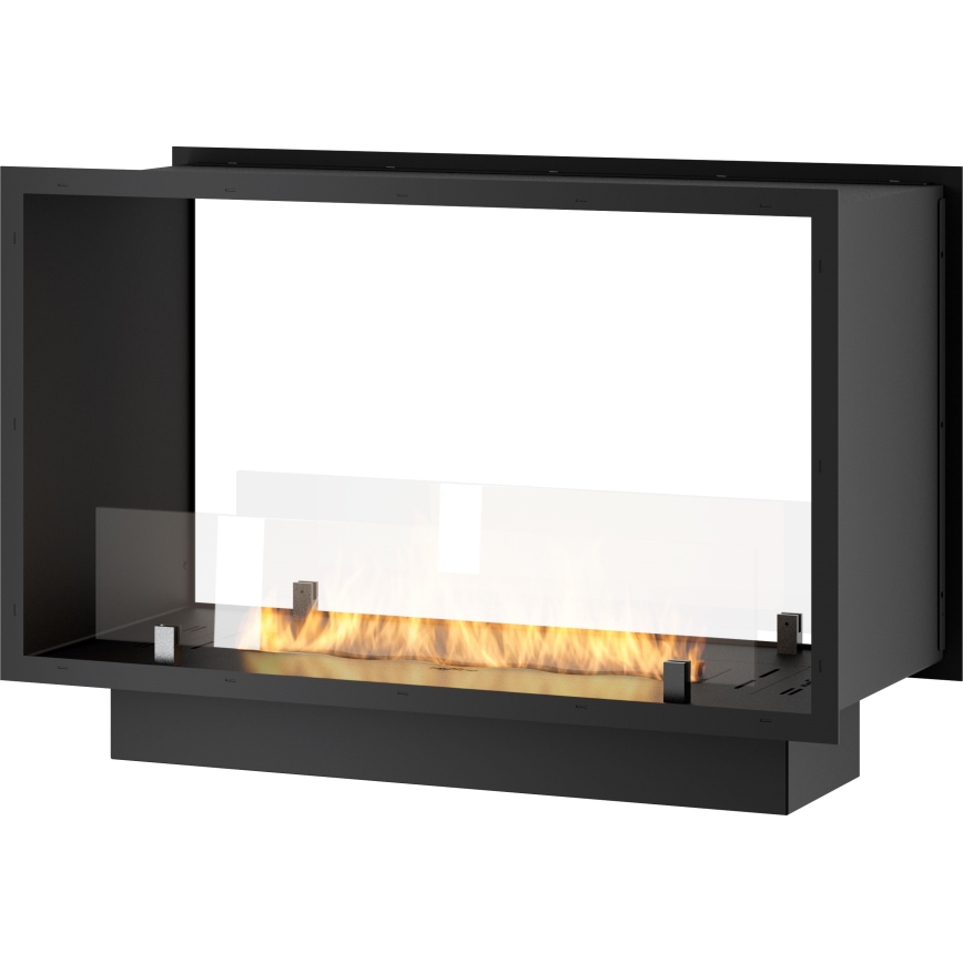 InFire - Built-in BIO fireplace 48,5x83,5 cm 3,5kW black