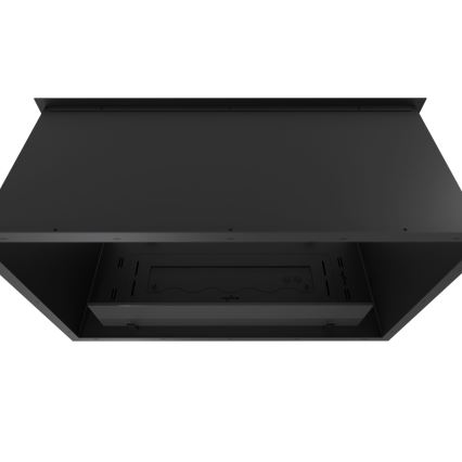 InFire - Built-in BIO fireplace 48,5x83,5 cm 3,5kW black