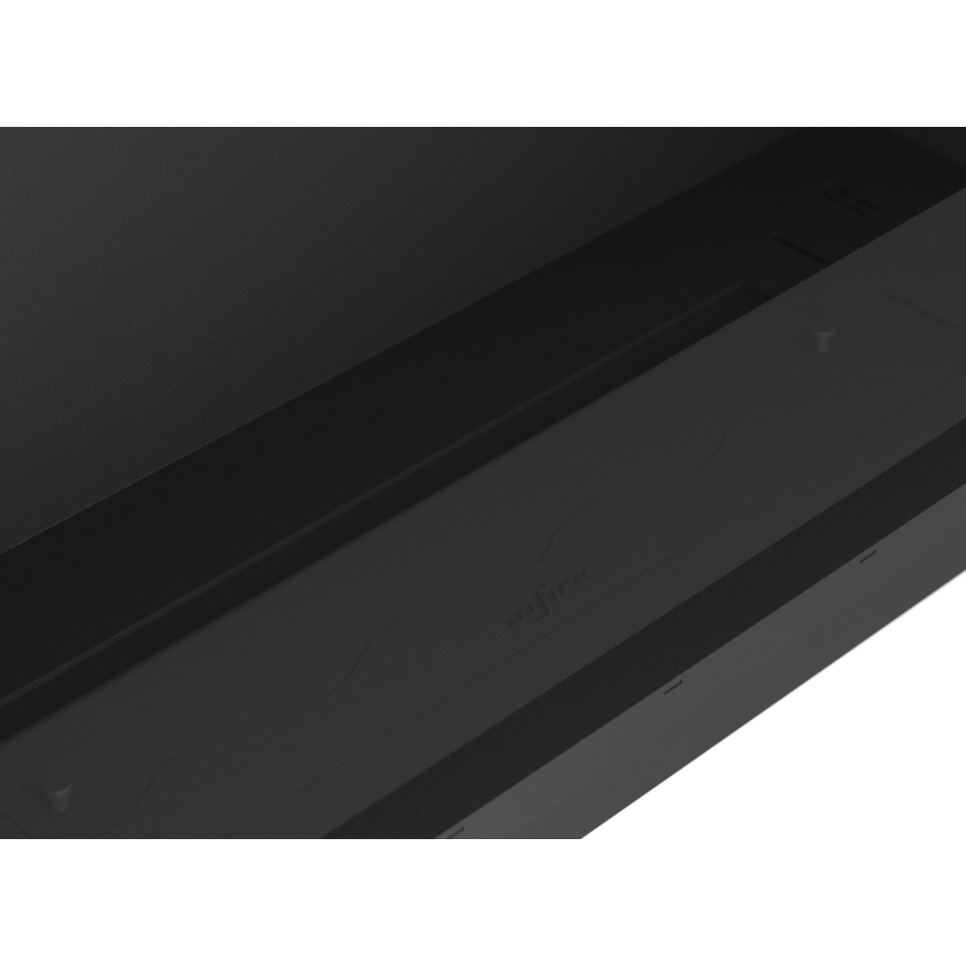 InFire - Built-in BIO fireplace 49,4x84,4 cm 3,5kW black