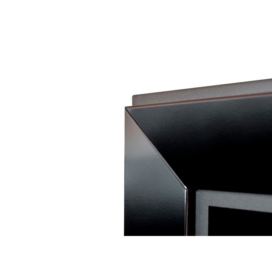 InFire - Built-in BIO fireplace 49x120 cm 3kW black