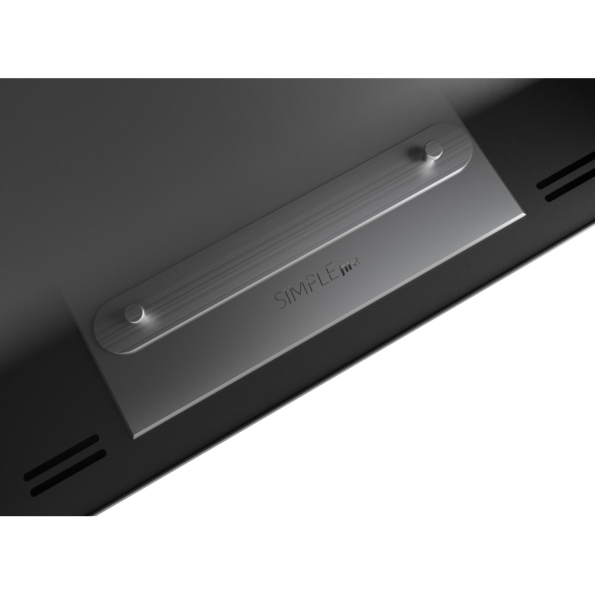 InFire - Built-in BIO fireplace 49x60 cm 3kW black