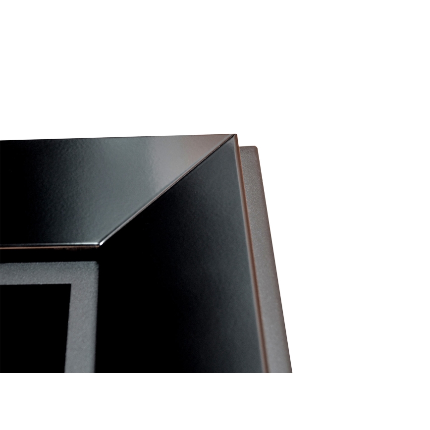 InFire - Built-in BIO fireplace 49x90 cm 3kW black