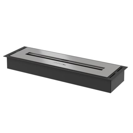 InFire - Built-in BIO fireplace 5,5x50 cm 3kW black