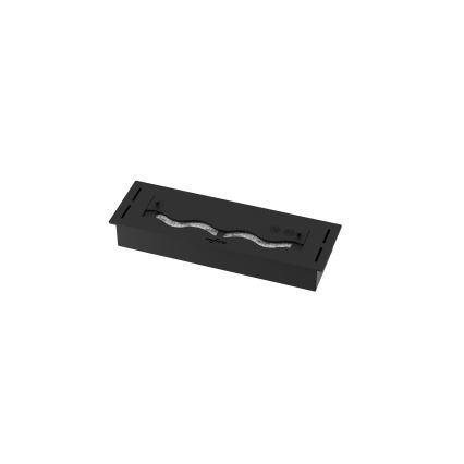 InFire - Built-in BIO fireplace 7,5x50 cm 3,5kW black
