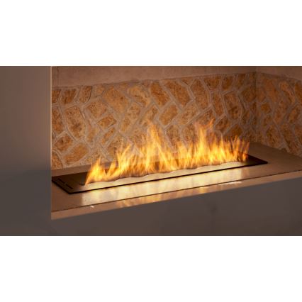 InFire - Built-in BIO fireplace 7,5x80 cm 6kW black