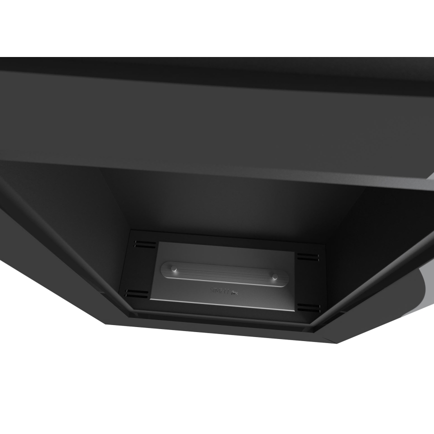 InFire - Built-in BIO fireplace 79x55 cm 3kW black