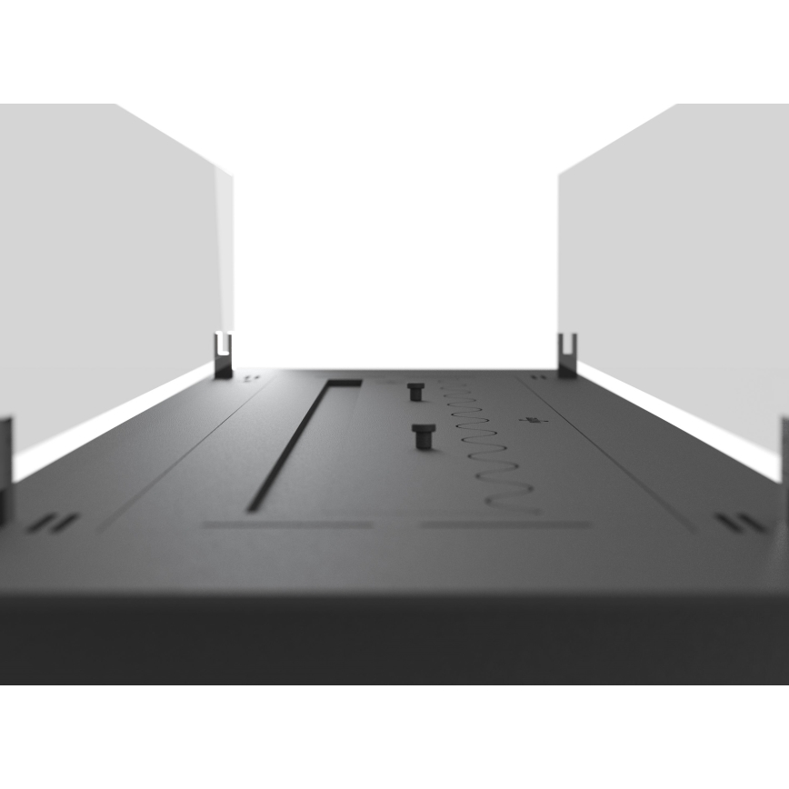 InFire - Built-in BIO fireplace 8,5x120 cm 6kW black