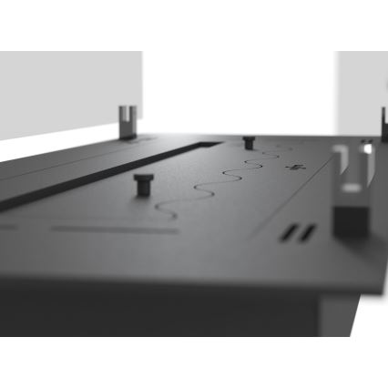 InFire - Built-in BIO fireplace 8,5x120 cm 6kW black