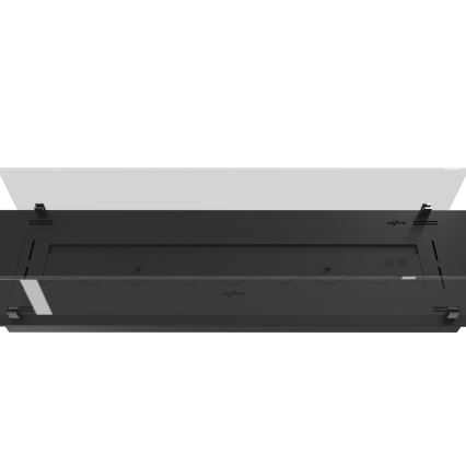 InFire - Built-in BIO fireplace 8,5x120 cm 6kW black