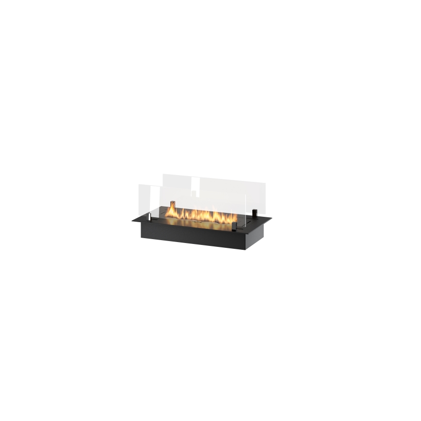 InFire - Built-in BIO fireplace 8,5x60 cm 3,5kW black