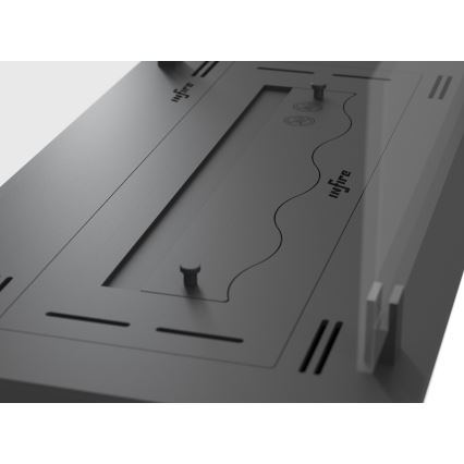 InFire - Built-in BIO fireplace 8,5x60 cm 3,5kW black