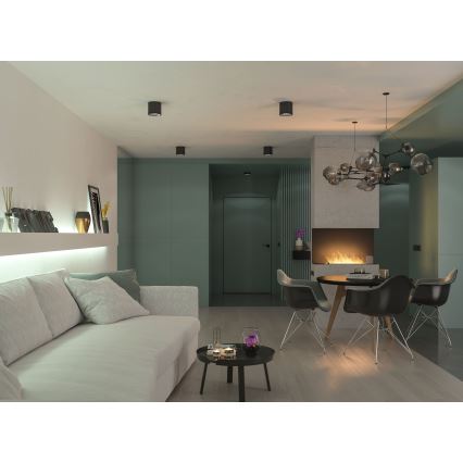 InFire - Built-in BIO fireplace 80x45 cm 3kW black