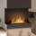 InFire - Built-in BIO fireplace 80x45 cm 3kW black