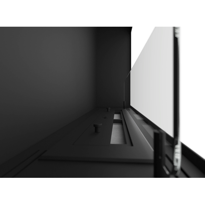 InFire - Built-in BIO fireplace 90x50 cm 3kW black