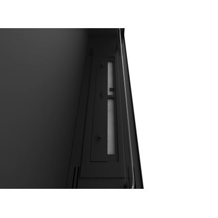 InFire - Built-in BIO fireplace 90x50 cm 3kW black
