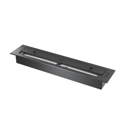 InFire - Built-in BIO fireplace 90x50 cm 3kW black