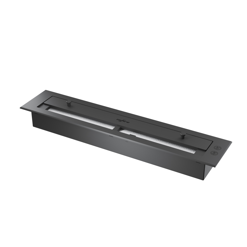 InFire - Built-in BIO fireplace 90x50 cm 3kW black