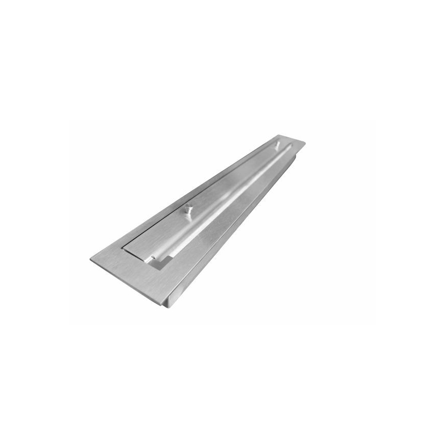 InFire - Corner BIO fireplace 100x50 cm 3kW bifacial